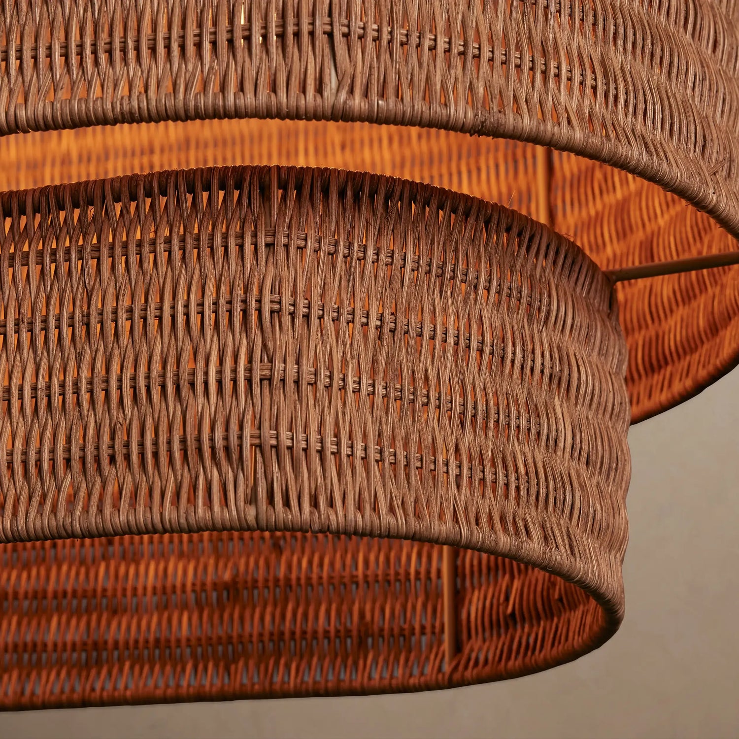 Paloma Linear Rattan Chandelier