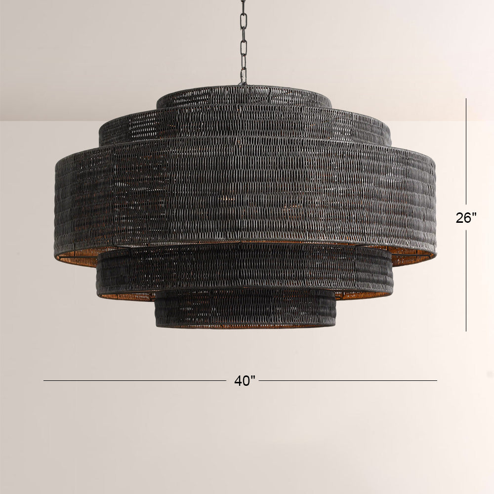 Paloma rattan Chandelier