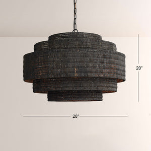 Paloma rattan Chandelier