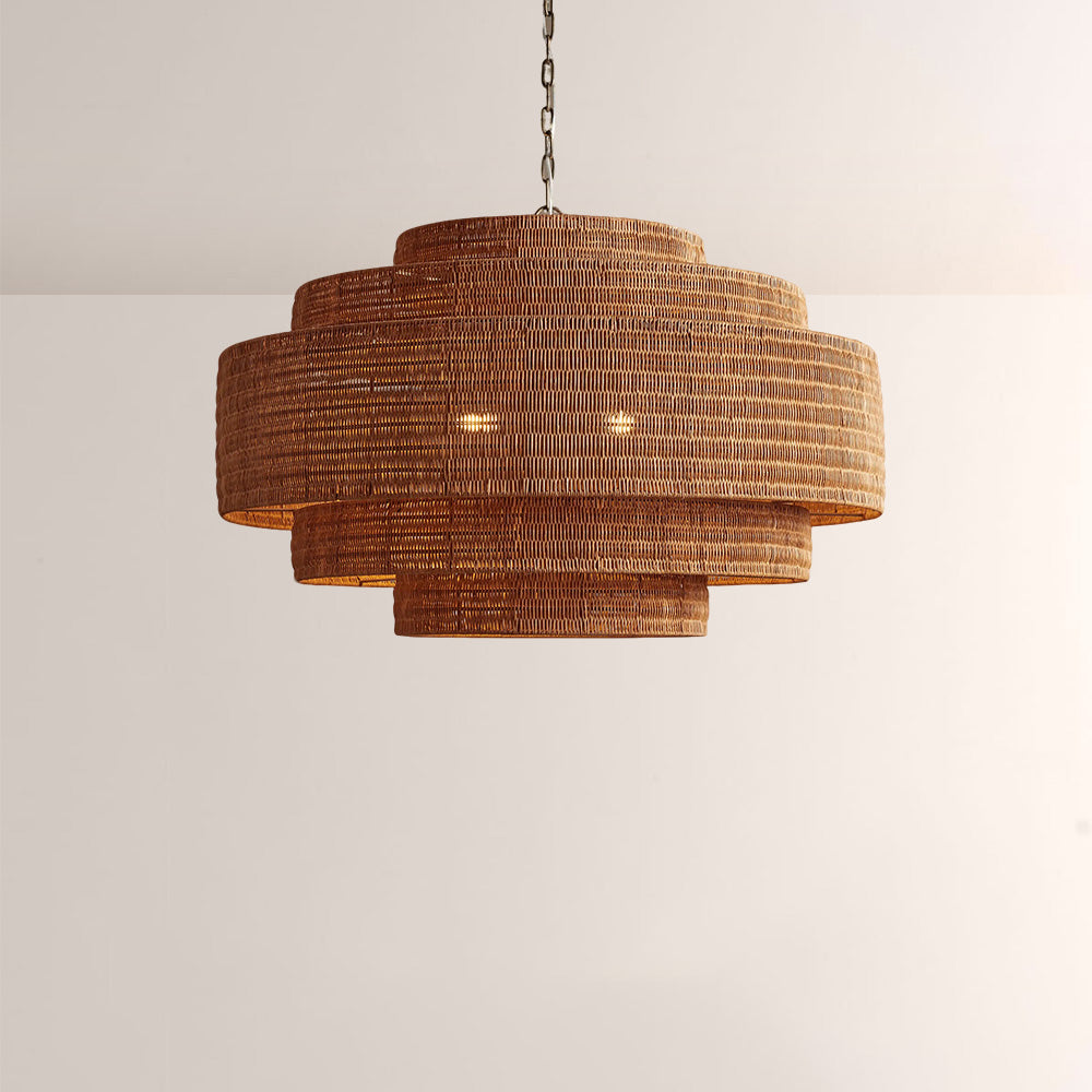 Paloma rattan Chandelier
