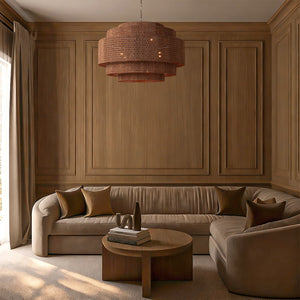 Paloma rattan Chandelier