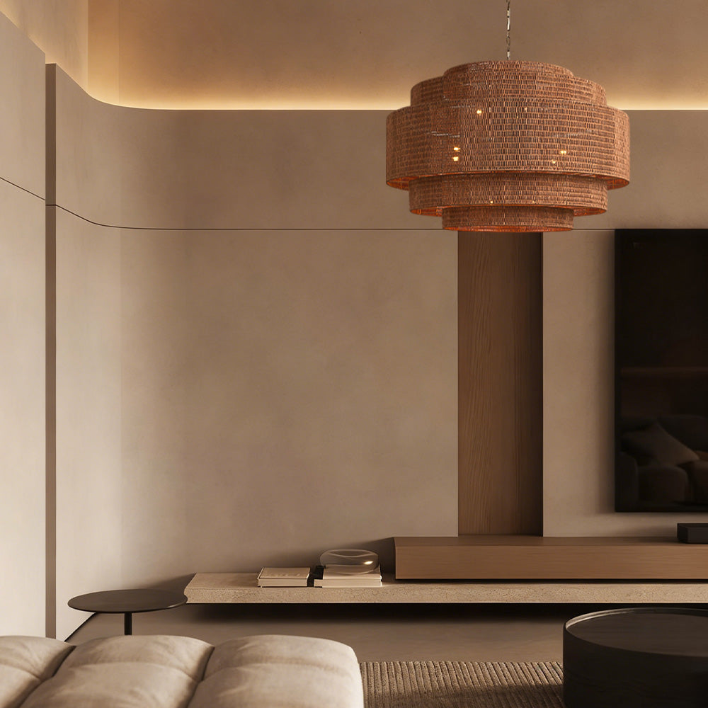 Paloma rattan Chandelier