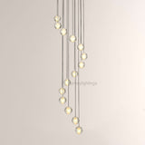 Pearl Ball Ceiling Chandelier 14 20 Light
