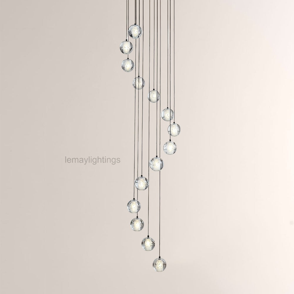 Pearl Ball Ceiling Chandelier 14 20 Light