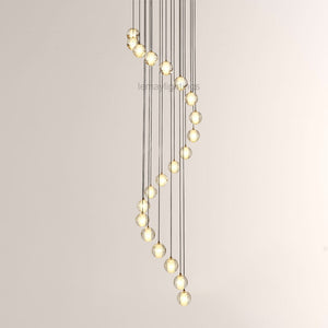 Pearl Ball Ceiling Chandelier 14 20 Light