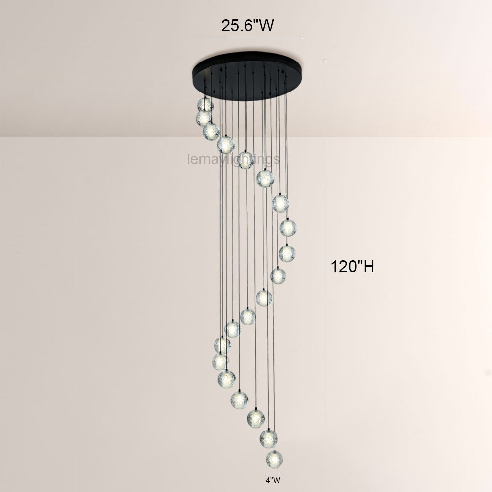 Pearl Ball Ceiling Chandelier 14 20 Light