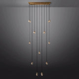 Pearl Rectangle Chandelier 54"