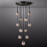 Pearl Round Chandelier 22"