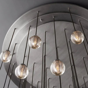 Pearl Round Chandelier 48"