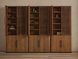 Piermont Modular Reeded Cabinet for Media Storage