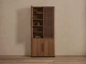 Piermont Modular Reeded Cabinet for Media Storage