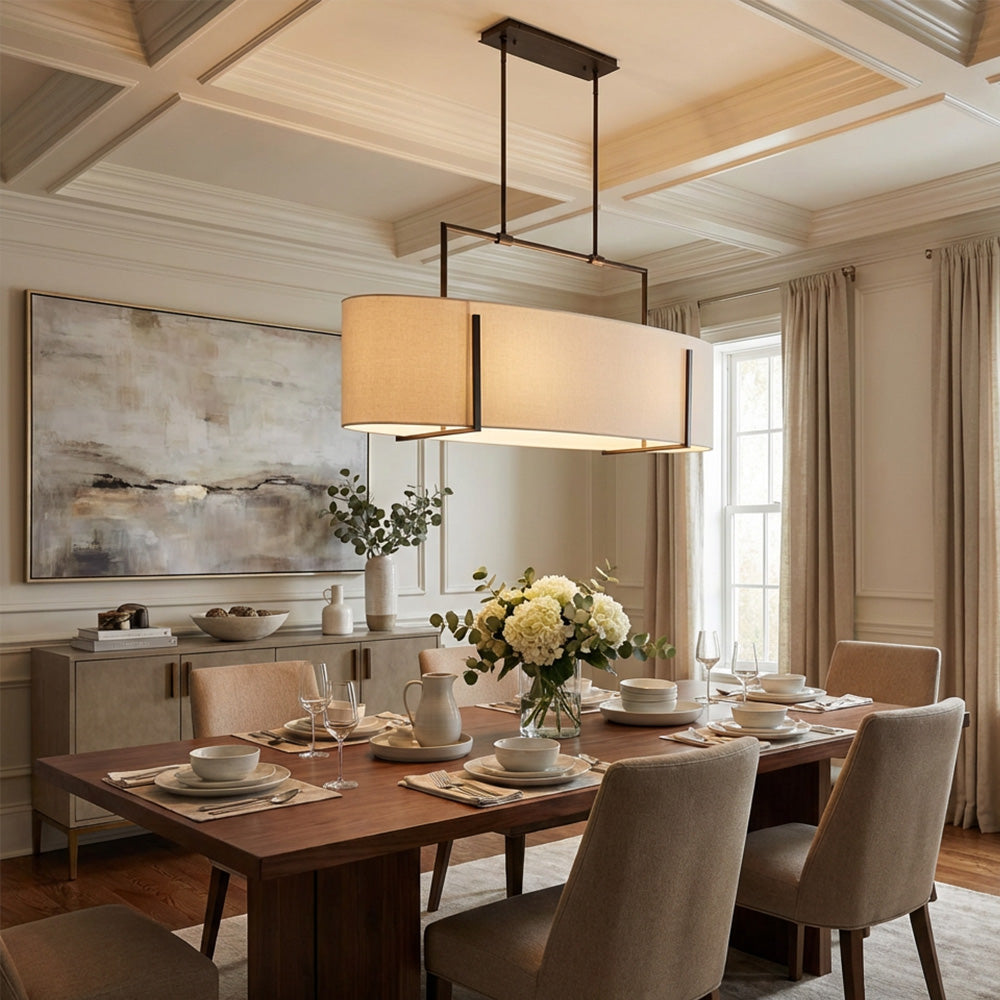 Presley Linen Chandelier