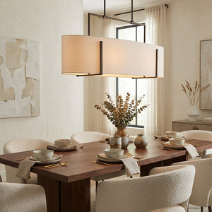 Presley Linen Chandelier