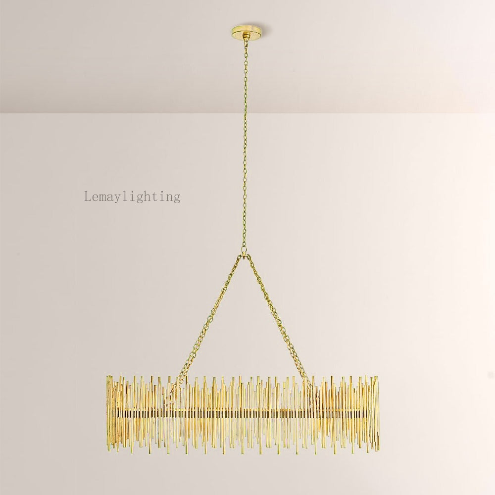 Prestige American Retro Style Oval Chandelier
