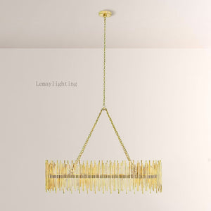 Prestige American Retro Style Oval Chandelier