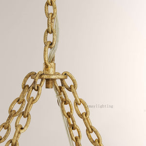 Prestige American Retro Style Oval Chandelier