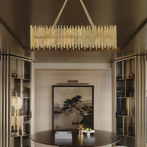 Prestige American Retro Style Oval Chandelier