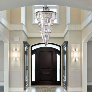 Ryan Spiral Tierd Crystal Chandelier