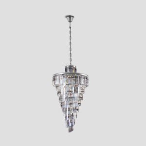 Ryan Spiral Tierd Crystal Chandelier