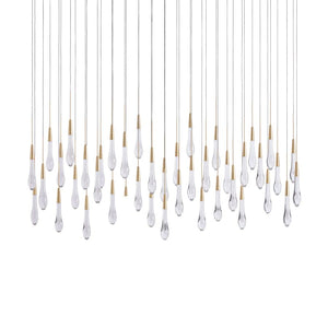 Raindrop Linear Chandelier