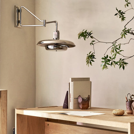 Roman And Williams Oscar Articulated Sconce Metal Shade