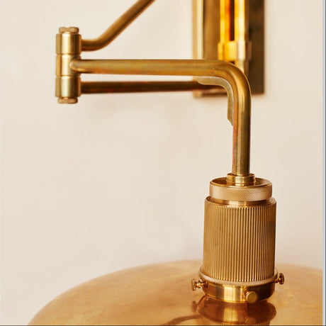 Roman And Williams Oscar Articulated Sconce Metal Shade