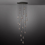 Raindrop Round Chandelier 47"
