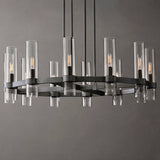 Ramelle Round Glass Chandelier 36"