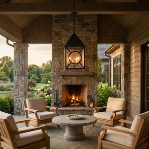 Ripon Small Large Outdoor Lantern Chandelier