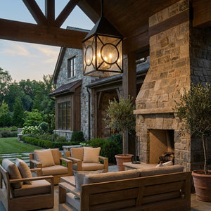 Ripon Small Large Outdoor Lantern Chandelier