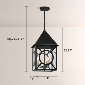 Ripon Small Large Outdoor Lantern Chandelier