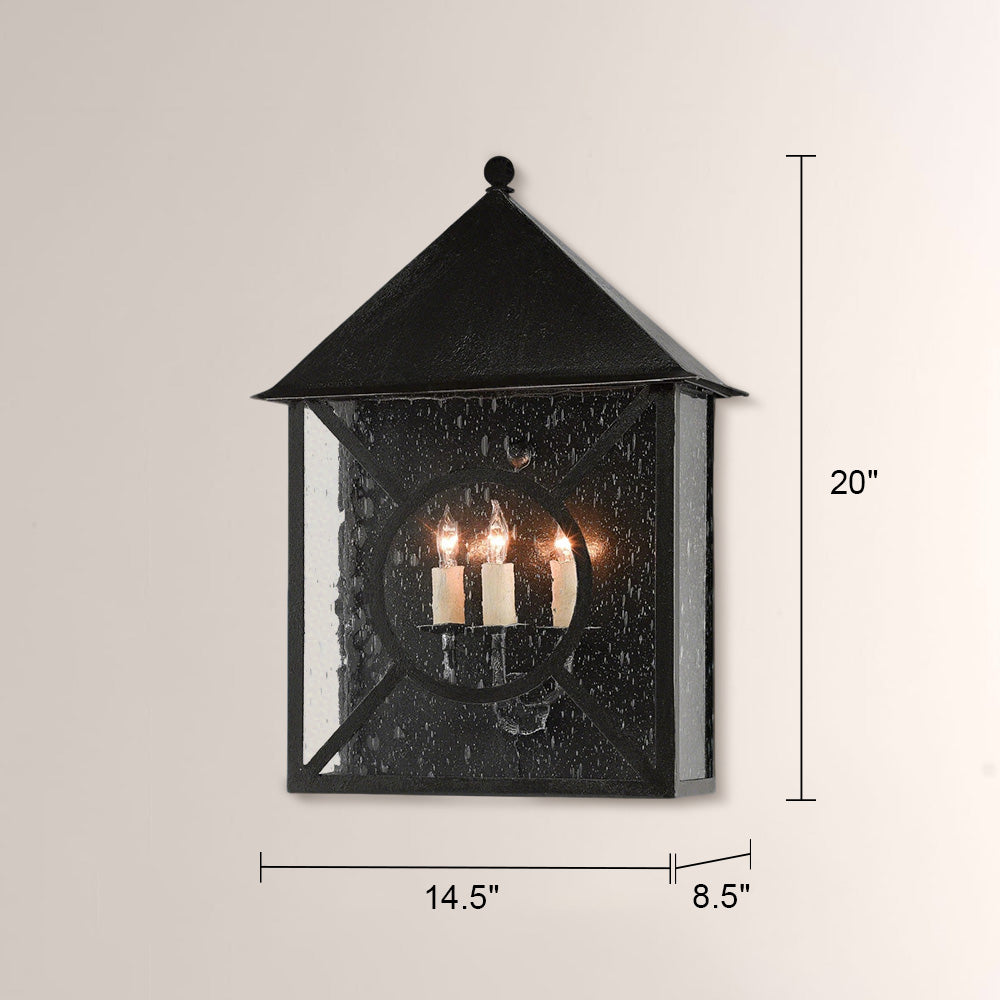 Ripon Samll Medium Large Outdoor Wall Sconce