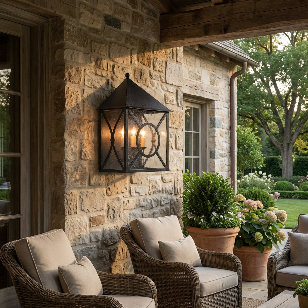Ripon Samll Medium Large Outdoor Wall Sconce