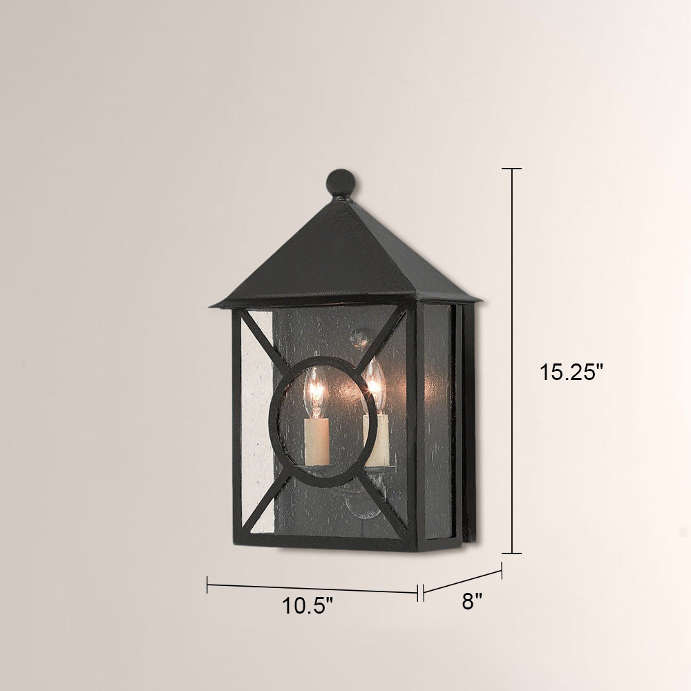 Ripon Samll Medium Large Outdoor Wall Sconce