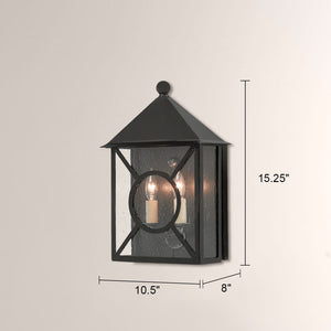 Ripon Samll Medium Large Outdoor Wall Sconce