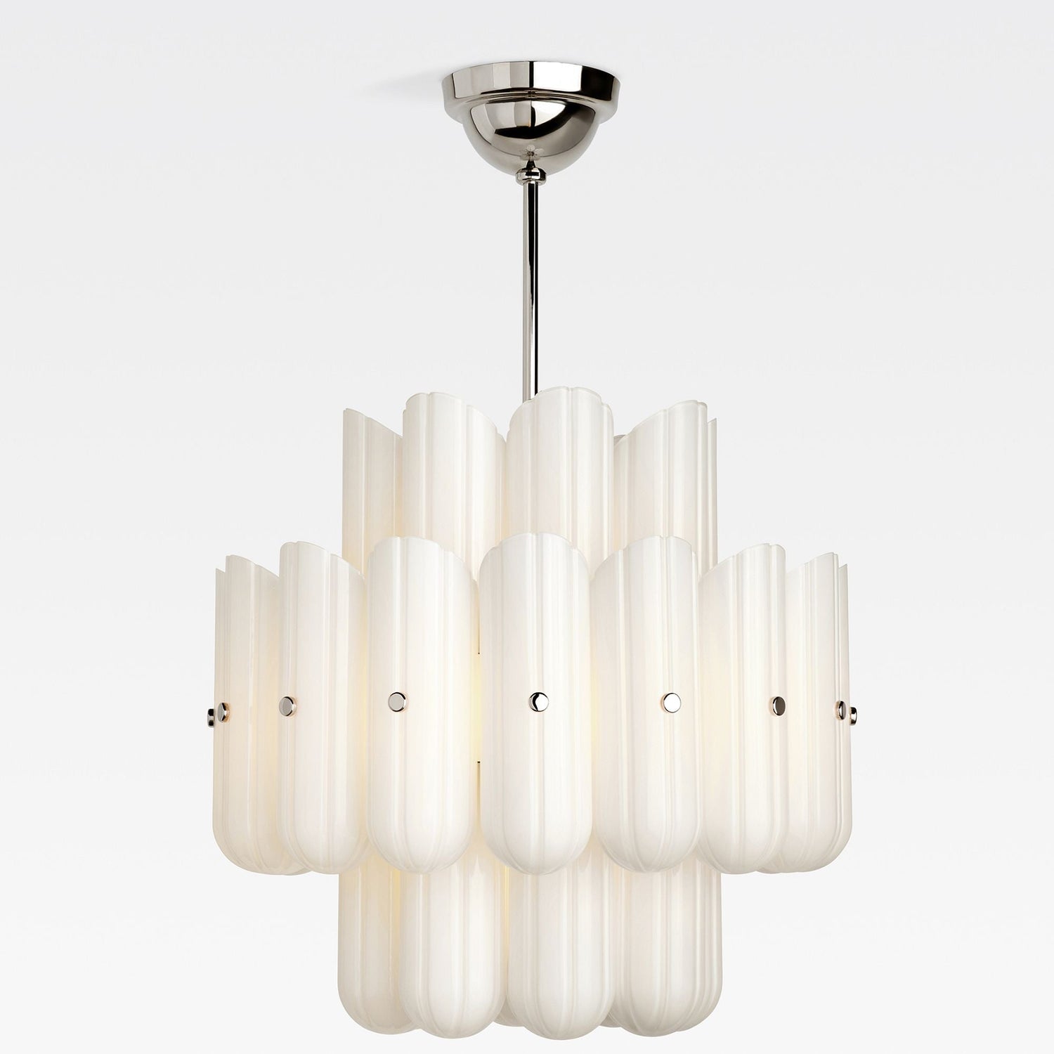 Lorna LED Double Tier Chandelier 25" 35" 46"