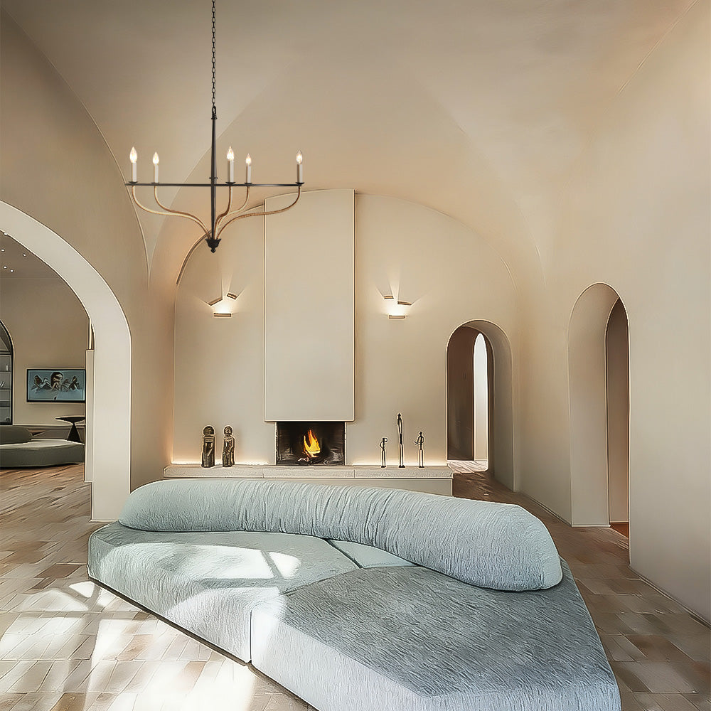 Rosalind Rattan Chandelier