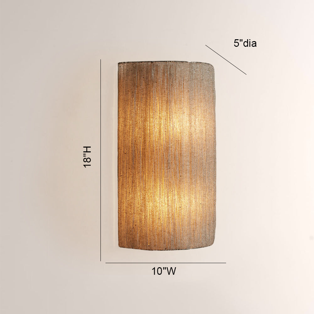 Romilly Jute Fringe Beaded Wall Sconce