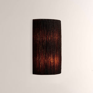 Romilly Jute Fringe Beaded Wall Sconce