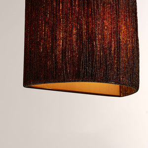 Romilly Jute Fringe Beaded Wall Sconce