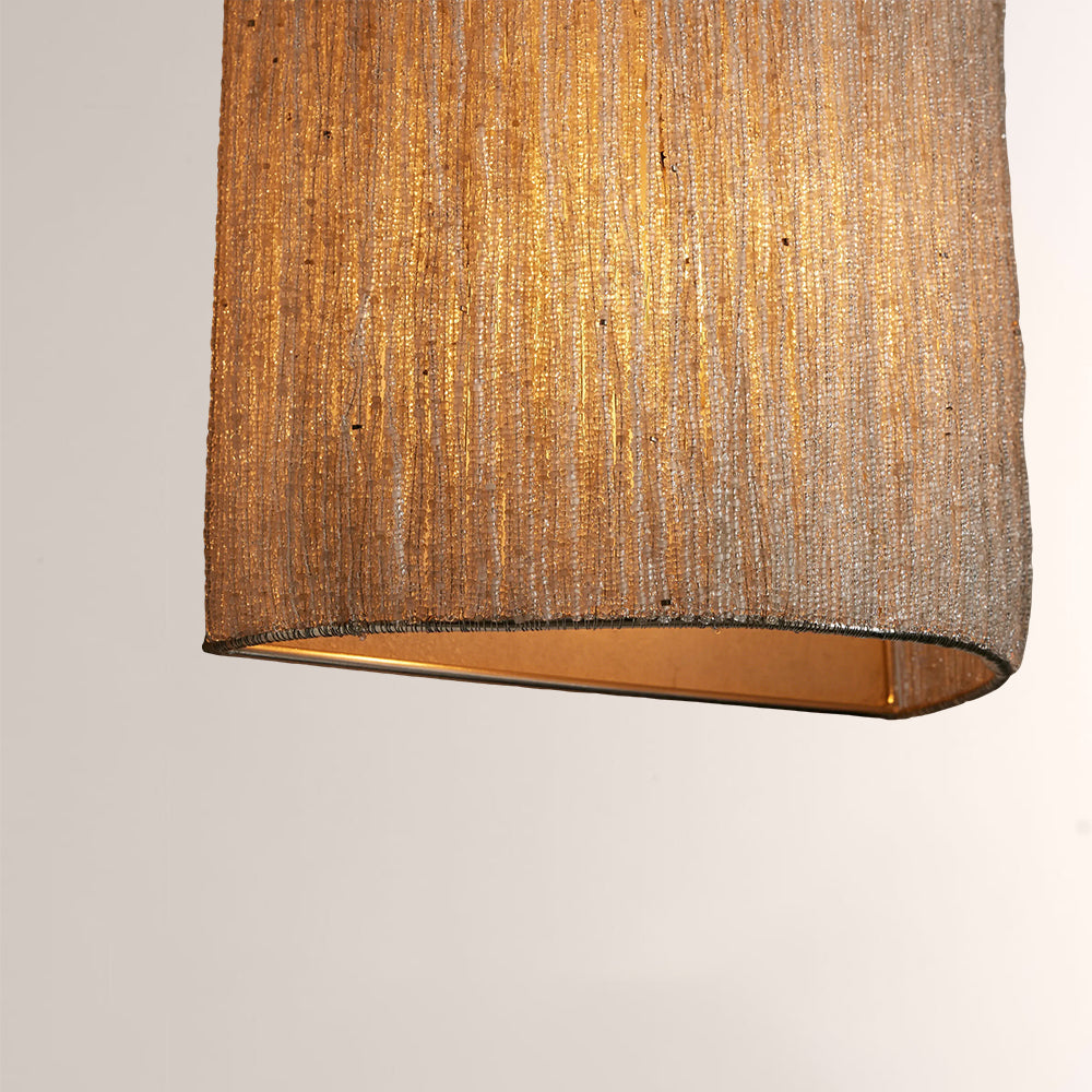 Romilly Jute Fringe Beaded Wall Sconce