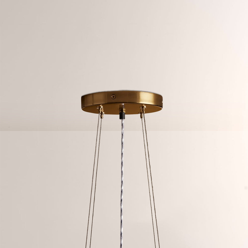 Romilly Jute Fringe Tiered Chandelier