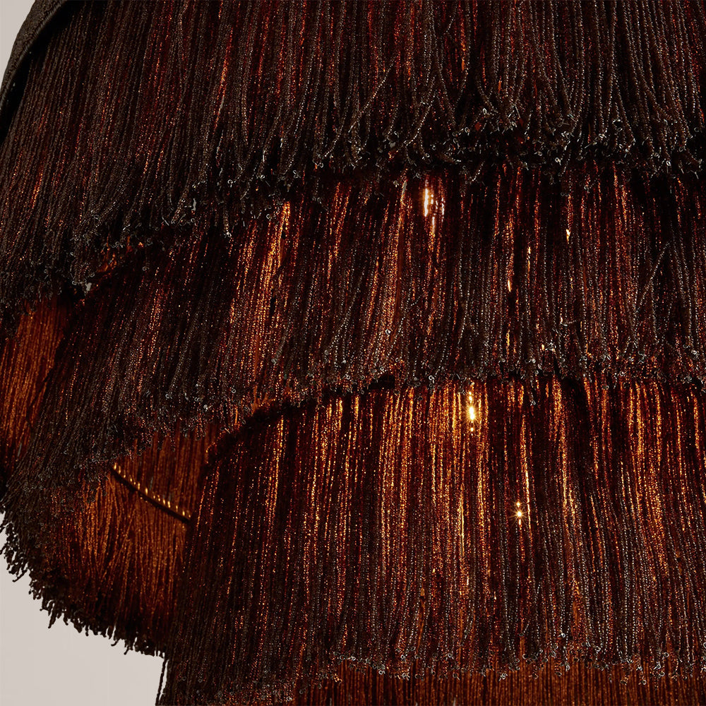 Romilly Jute Fringe Tiered Chandelier