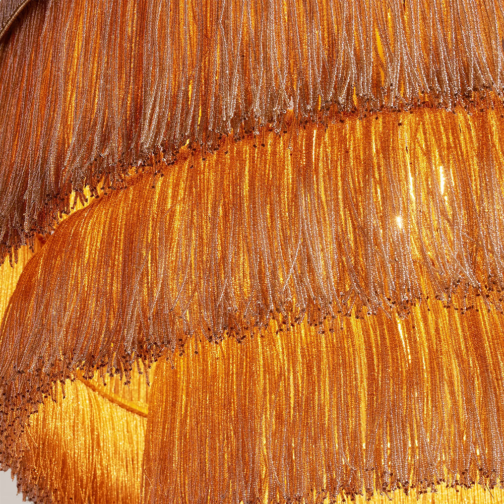 Romilly Jute Fringe Tiered Chandelier