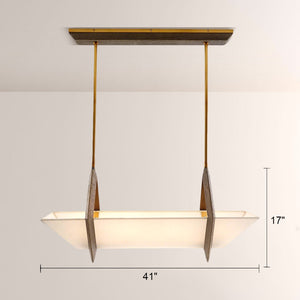 Saginaw Linen Chandelier