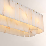 Sawyer Alabaster Rectangle Chandelier 40 54