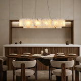 Sawyer Alabaster Rectangle Chandelier 40 54