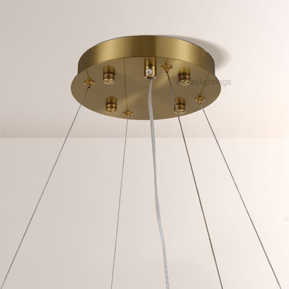 Sawyer Alabaster Round Chandelier