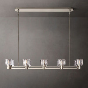 Sebendek Double Linear Chandelier 54"