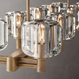 Sebendek Double Linear Chandelier 54"